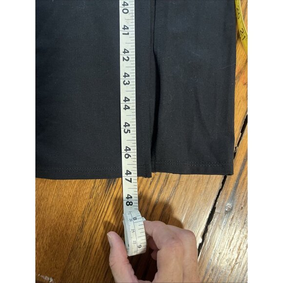 NWT Loft Modern Jersey Racerback Fitted Bodycon Maxi Black Dress Medium - Picture 7 of 8